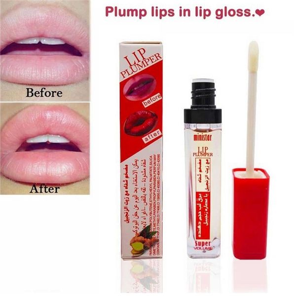 

ministar brand plump it lips gloss moisturizing lip plumper lip enhancer 3d super volume shiny lips tint glaze makeup 0223