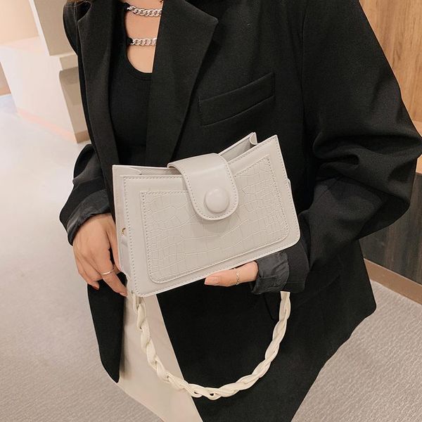 

retro crocodile pattern crossbody bags for women 2020 luxury hobo bags women designer saddle lady purses and handbags