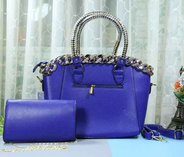 

new designer handbags women designer purse litchi pattern pu leather women fashion totes purses bag, Black;red