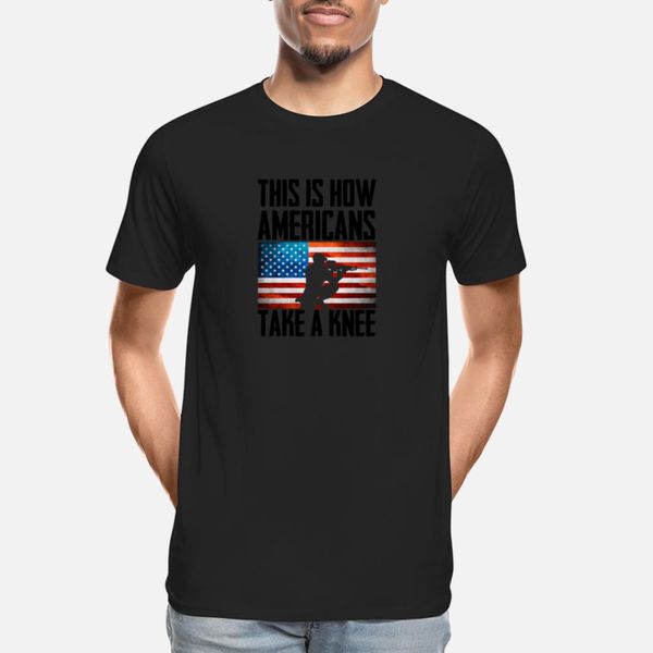 

this is how americans take a knee t shirt crewneck print sportswear tracksuit hoodie sweatshirt
