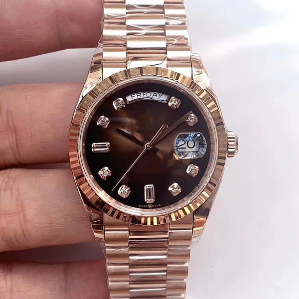 

ew production latest edition model bar code 128238 series 3255 series consistent 36mm with card week calendar type, Slivery;brown