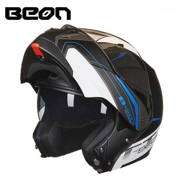 

beon casco modular moto motorcycle helmet double lens capacete motocross off road casque b7001