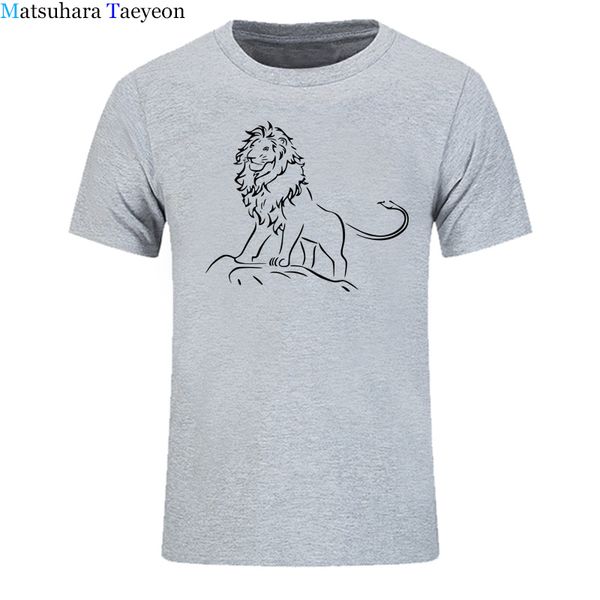 

men round collar short sleeve t-shirt design man novelty t shirt casual clothing lion print tee sport hooded sweatshirt hoodie