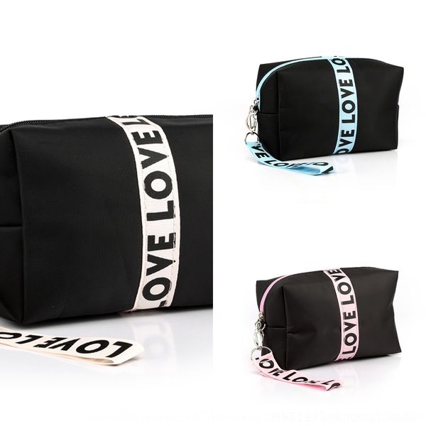 

drjnp black love hand cosmetic solid j0tnh bag ribbon nylon cosmetic bag gift gift handbag prince