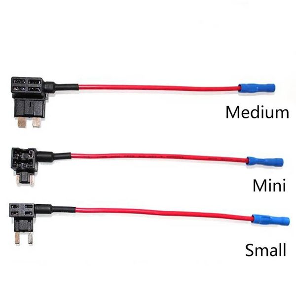 Portafusibili 12V Adattatore TAP Add-a-circuit Mini Small Medium ATM APM Blade Adattatore portafusibili automatico