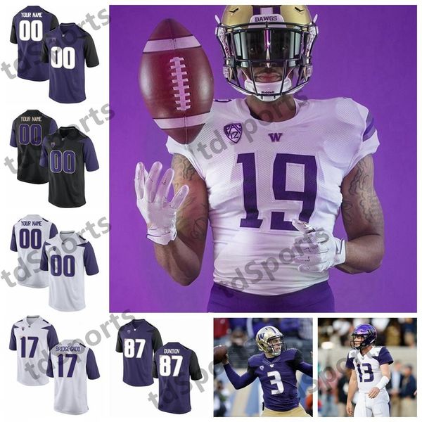 

ncaa washington huskies college football jerseys jake locker jersey drew sample greg gaines chico mcclatcher john ross iii custom stitched, Black