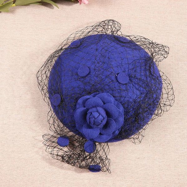 

2019 fascinating fedoras elegant female wool felt mesh bow floral pillbox hat with veils ladies fascinator wedding hats lm013 h bbypvd