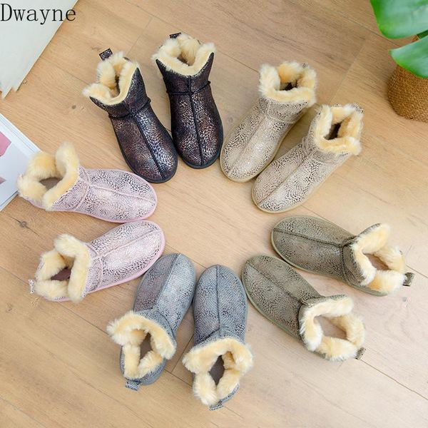 

a pedal snow boots female short tube 2020 winter new fashion flat bottom plus velvet thick short boots warm shoes, Black