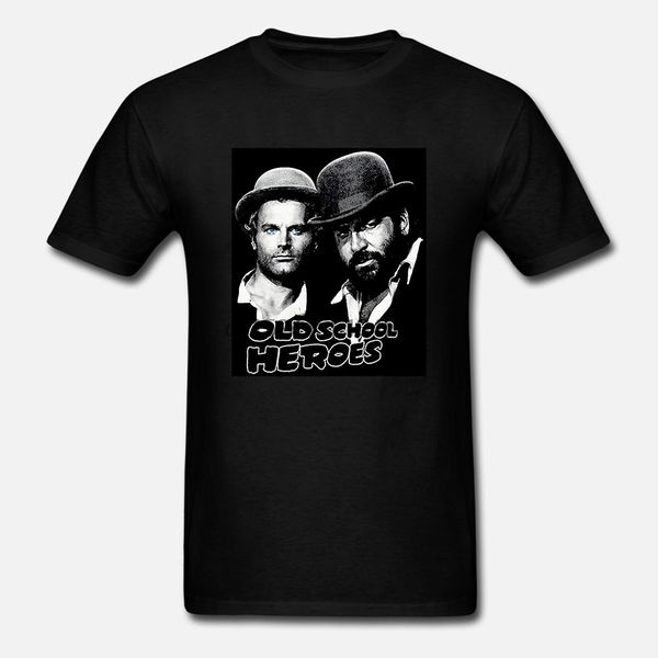 

men t shirt black black bud spencer terence hill funny t-shirt novelty tshirt sport hooded sweatshirt hoodie