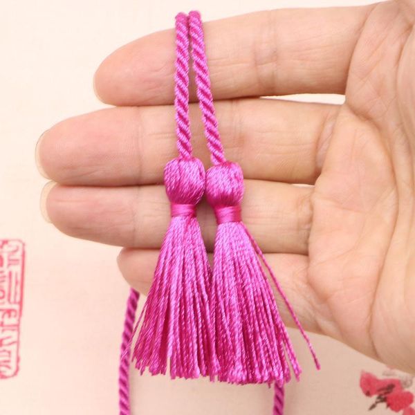 

5pc polyester two head rope tape tassels home textile curtain clothing pendant craft tassels diy clothing decoration material h jllymk