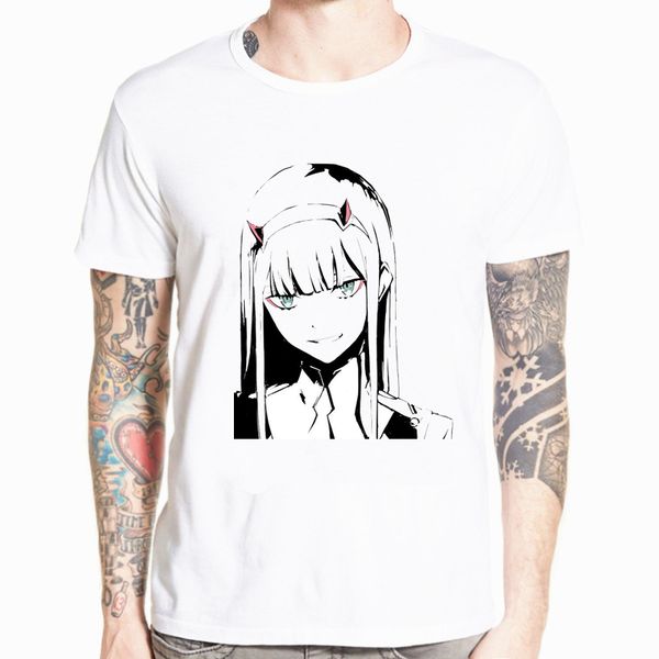 

cool zero two darling in the franxx movie for male casual tees funny plus size streetwear sport hooded sweatshirt hoodie men t shirt