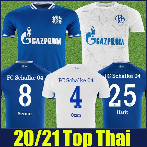 

20 21 fc schalke 04 soccer jersey home away uth ozan harit football jersey schalke 04 raman serdar kutucu matondo football shirts 2020 2021, Black;yellow