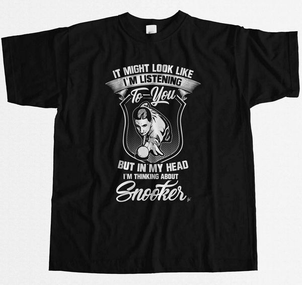 

look like i'm listening but i'm thinking about snooker mens t-shirt tee shirt custom print sport hooded sweatshirt hoodie