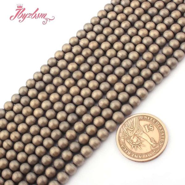 

2,3,4,6,10mm frost матовый круглый золотой свет гематит камнеобрабатывающие шарики для diy ожерелье браслет изготовление ювелирных изделий 1