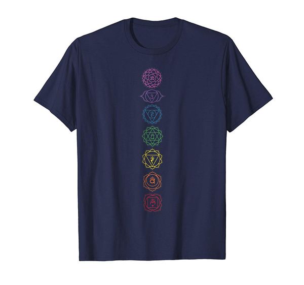 

chakras fashion printed t shirt yoga gift colorful sacred geometry om tee latest popular men's casual t shirt sport hooded sweatshirt h