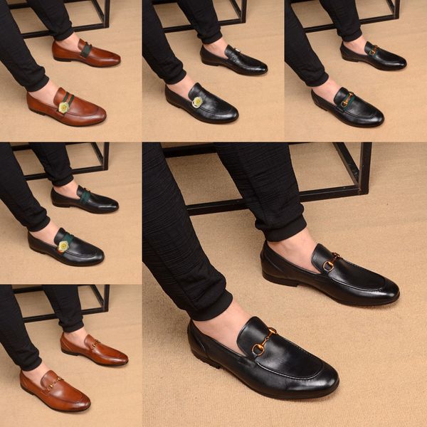 

2019 new style genuine leather monk strap luxury mens dress shoes designers black burgundy formal business office work double buckle shoes