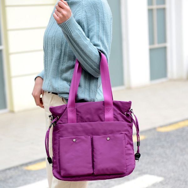 

women crossbody bags handbag multiuse waterproof nylon tote fashion messenger bags for women travel handle shoulder purse