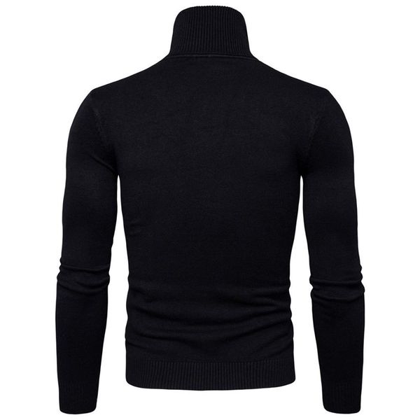 

winter high neck thick warm sweater men 201130, White;black