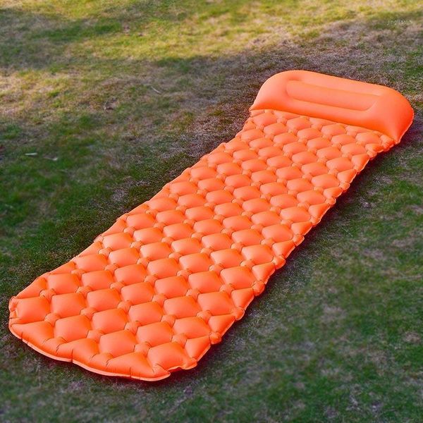 

outdoor pads inflatable beach mat air mattress picnic with pillow sleeping bag cushion sofas pad camping mat1