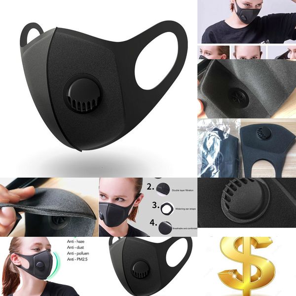 

coslony ks51sponge days 3-7 us shipping dustproof pm2.5 pollution half face mouth mask with breath wide stra