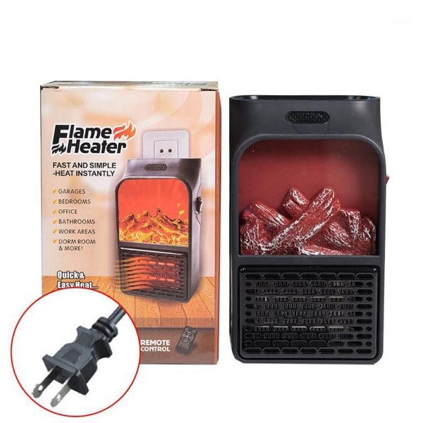 

smart electric heaters creative home heater mini portable multi-function simulation flame remote control1