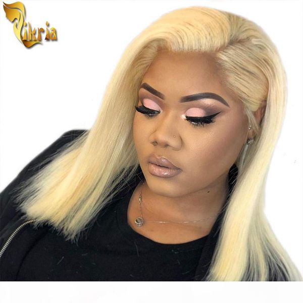 

silky straight short bob blonde #613 bob human hair wigs 13x4 lace front wig full lace human hair wig 130%~150%density for black women, Black;brown
