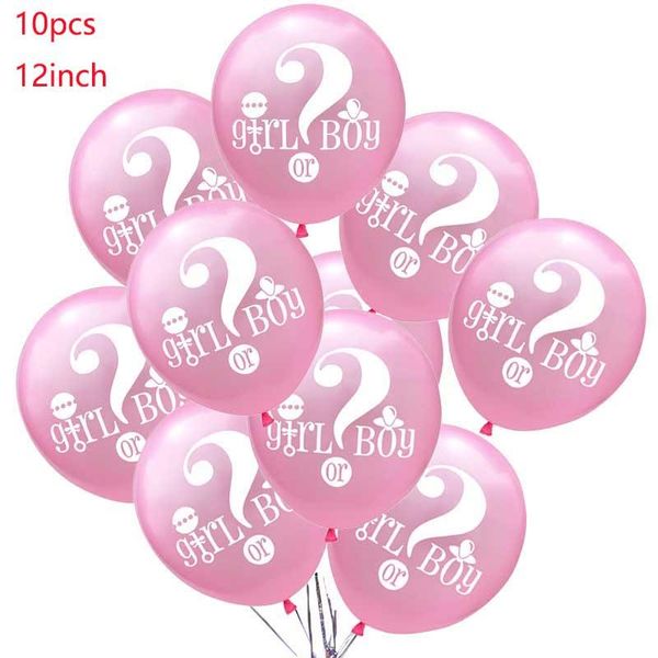 

blue pink boy or girl gender reveal balloons baby 1st birthday party decorations latex ballons girl or boyfavors gift globos 6xn wmtdzo