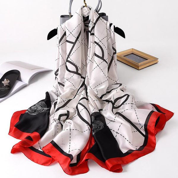 

женщины шелкового шарф женских пашмины палантины зима шарфы способ бандан печать шаль глава обертывание foulard теплого bufanda lady хиджаб, Blue;gray