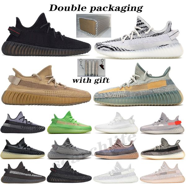 

kanye west bred earth men sports sneakers israfil black static reflective cream white beluga 2.0 yecheil cinder zebra v2 women running shoes