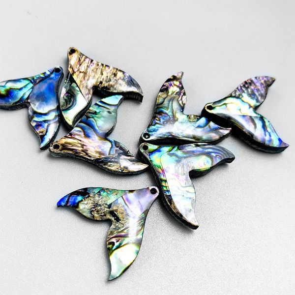 

5pcs natural abalone shell pendants charms fishtail shell pendants for jewelry making diy necklace earring accessories 2020mm h jllrtc