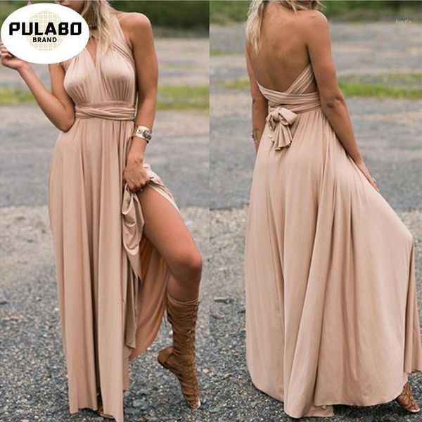 

women multiway wrap convertible boho maxi club red dress bandage long dress party bridesmaids infinity robe longue femme1, Black;gray
