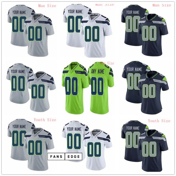 

custom 2021 new 4 michael dickson 24 marshawn lynch 37 shaun alexander 80 steve largent 96 cortez kennedy fan jerseys, Black;red
