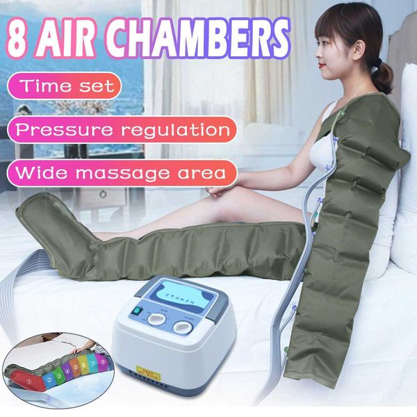 

8-room air compression massage machine infrared vibration treatment of multi-functional leg arm and small air package relaxation pain