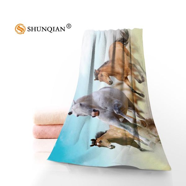 

horse animal towels microfiber bath towels travelbeachface towel custom creative towel size 35x75cm70x140cm a8.8