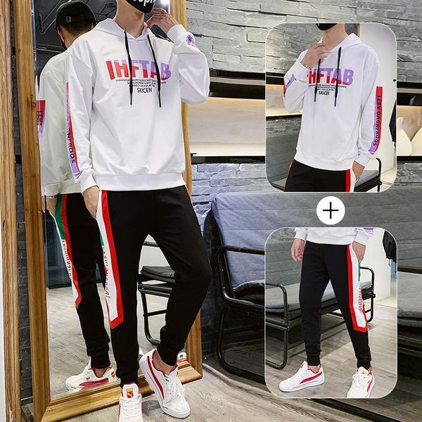 

fashion winter suit men sweatsuits clothing set tracksuit jacket hoodie and pants men sets clothes sportwear hommes coat jj60nt1, Gray