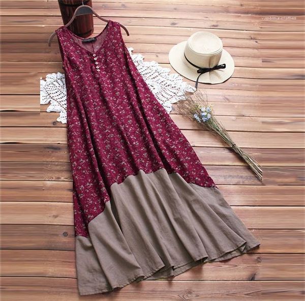 

beach dress female clothing pocket tiered button bohemian dress v neck sleeeveless mid calf dresses, Black;gray