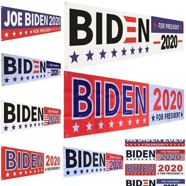 

fwl shipping 2020 flags banners couplets joe biden president campaign keep american great flag home door decoration fwa1064