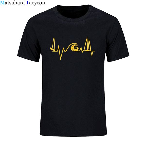 

fashion design sea heartbeat surf life sailing electric pulse funny youth casual tshirt plus size sport hooded sweatshirt hoodie men t shirt