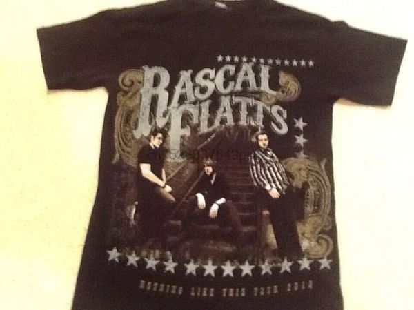 

rascal flatts nothing like this 2010 tour t shirt small black concert tee sport hooded sweatshirt hoodie