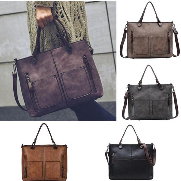 

vintage luxury handbag female causal totes bag leather women handbag messenger bag clutch handbags winter bolsa feminina