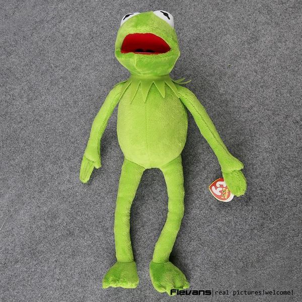

14'' 40cm frogplush toys sesame street doll stuffed animal frogtoy plush frog doll holiday gift lj200808