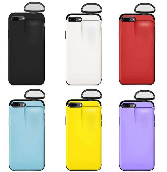 

sewqthe vip 8plus wirels headset can store 6 7 / 8 bluetooth airpods two in one mobile phone case xvtrvgt