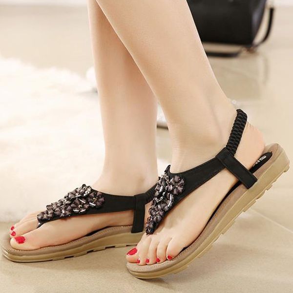 

ladies summer outdoor brand sandals ladies shoes beach sandals ladies outdoor flat sandalsmultifunction, Black