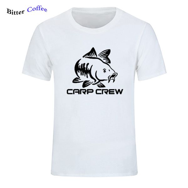 

sport new fashion summer men's t-shirt carp crew inspired printed t shirt cotton o-collar carp crew men's short-sleeved mens t-shi