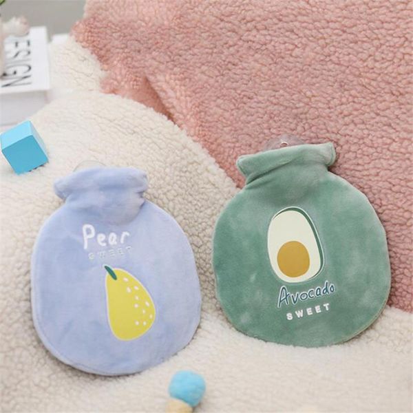 

симпатичные фрукты портативная ручная утеплитель флис круг ткань ручной руководчик девушки карманные рука ноги горячие воды сумки большие го