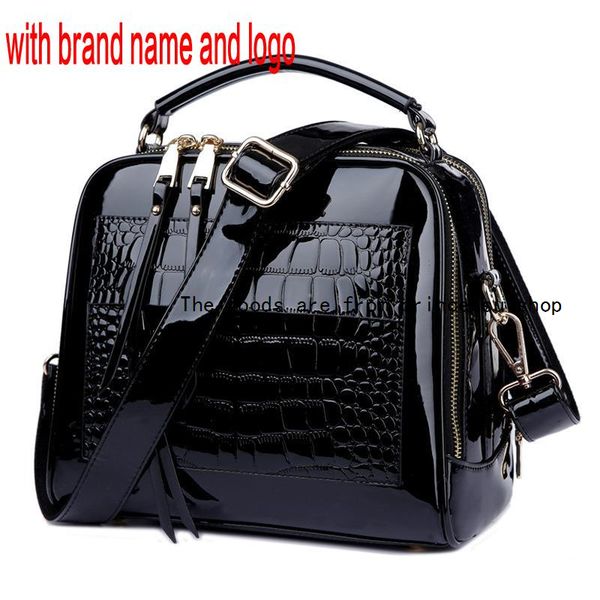 

handbags handbag crocodile designer-women's shoulder ladies leather patent bag female crossbody tote women messenger bags 5jevm qynf