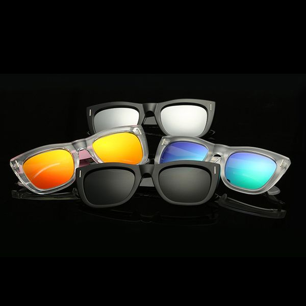 

square plastic and metal sunglasses men women square women men mirror sun glasses driving cool shade wd8083, White;black