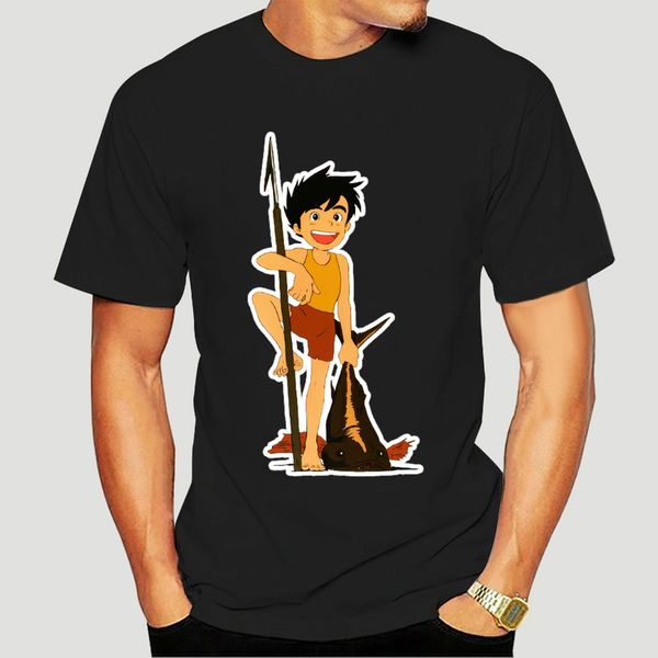 

Future boys Conan print mh T-shirt, 80-1-s-m--xl, 0818k, White;black