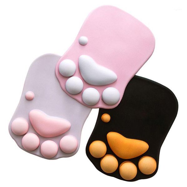 

cute cat mouse pad nonslip silicone mice mat pc computer wrist rest support1