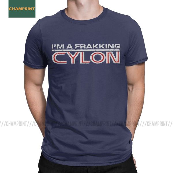 

men i'm a frakking cylon battlestar galactica short sleeve dwight the office o neck 6xl sport hooded sweatshirt hoodie men t shirt